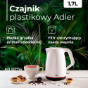 AD 1277 valge plastist veekeetja 1,7 l