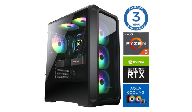 INTOP AQUA Ryzen 5 7600X 32GB DDR5 500SSD M.2 NVME RTX3060 12GB no-OS