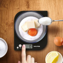 Salter 1177 BKWHDR Leaf Electronic Digital Kitchen Scale - Black
