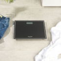 Salter 9207 BK3R Compact Glass Electronic Bathroom Scale - Black