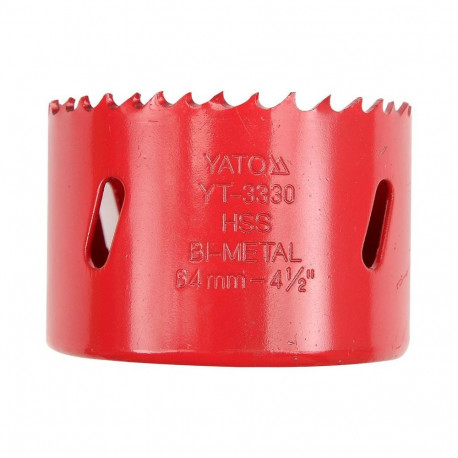 Yato YT-3329 Auklehtsaag 60mm, HSS M3, bimetall, 5/8" 18UNF, 40mm, 4-6 TPI, terasele, malmile, alumi