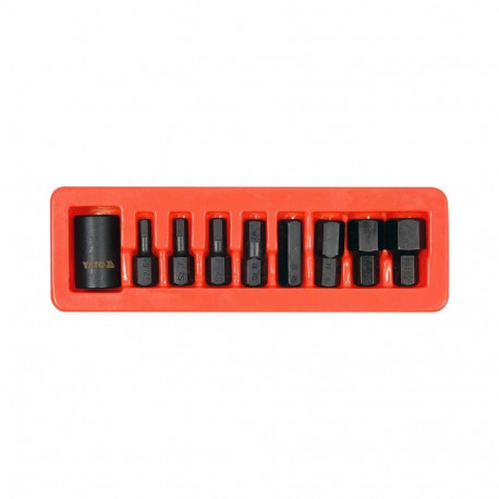Kuuskant 1/2" löökpadrunite komplekt YT-10662 YATO