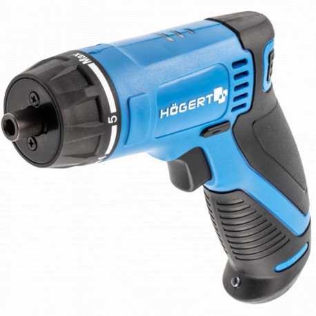 Hogert HT2E212 Juhtmeta kruvikeeraja, 7.2V, 10Nm, 230rpm, 1.5Ah Li-Ion, 3h, LED, laadimisnäidik, 1/4
