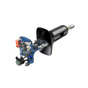 Bluetooth FM Modulatorauto kiirlaadija 12-24V 2xUSB + USB-C, Black