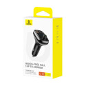 Bluetooth FM Modulatorauto kiirlaadija 12-24V 2xUSB + USB-C, Black