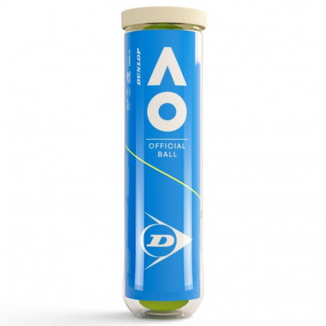 Tennis balls DUNLOP AUSTRALIAN OPEN GrandSlam 4PET ITF