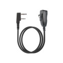 M-13Q-K1/SC PTT mikrofon koos 3,5 mm kiirühendusega kõrvaklapile ja metallist klamber, Kenwood 2pin 