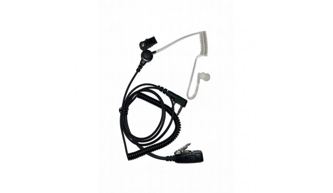 ES-P05K-2C omnidirectional PTT black microphone with acoustic tube