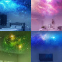 Bemi Sitting Astronout 360 degree Rotate Head Star Sky & Nebula projector with Remote White