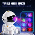Bemi Sitting Astronout 360 degree Rotate Head Star Sky & Nebula projector with Remote White