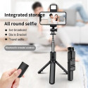 Elight S3L 3in1 Led Light Selfie stick & Video WEB call Tripod stand till 68cm & Shutter Button Blac