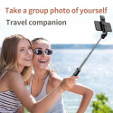 Elight S3L 3in1 LED Gaismas Selfie Nūja & Video WEB zvanes Statīvs līdz 68cm & Aiztvara Poga Melna