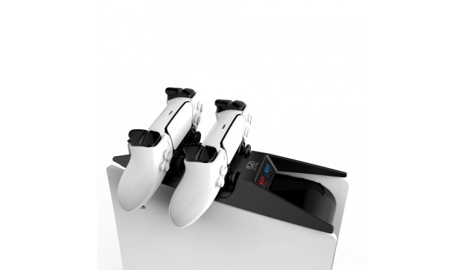 Saitake STK-DZ503 Kahe laadimise jaama dokk Sony Play Station 5 PS5 kontrollerite jaoks, konsoolilaa