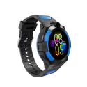 iWear LT32 Durable 4G Sim GPS Tracking IP67 Kids Watch & Phone Call with Chat Camera Black/Blue