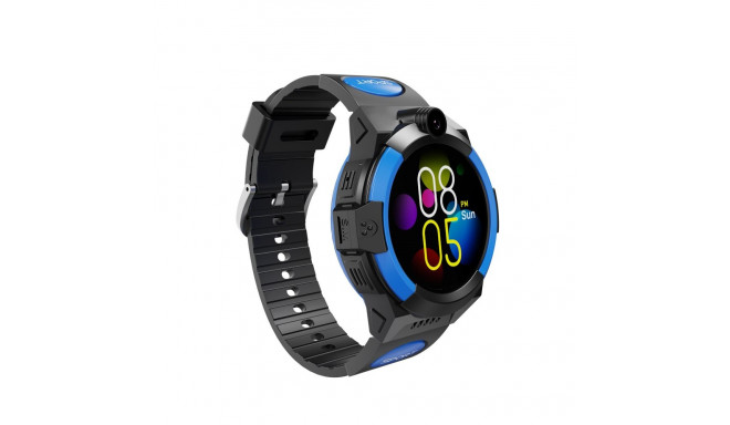 iWear LT32 Durable 4G Sim GPS Отслеживания IP67 Детские часы с звонком чатом и камерой Черный/Синий