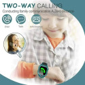 Bemi K2 Water Resist IP67 Sim GPS Tracking Kids Watch with Voice Call & Chat Camera Turquise