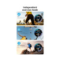 iWear Active 2 Aluminum Sport BT Call Smart Watch 1.3'' IPS Display Heart Rate and Oxygen Monitor Pi