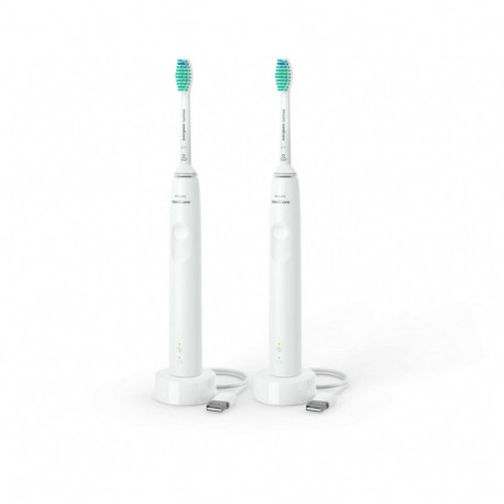 Philips Sonicare elektrihambahari 3100 series HX3675/13 täiskasvanutele 2 harjapead, valge