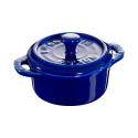 Staub Mini Cocotte Round - 200 ml  Blue
