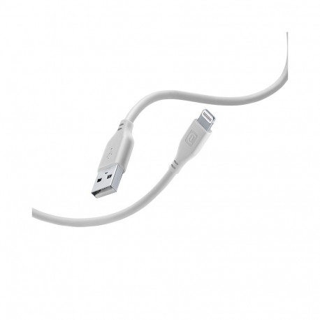 Cellularline Soft Cable - Kabel USB-A do Lightning certyfikat MFi 1.2 m (szary)