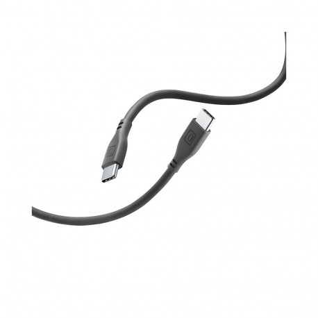 Cellularline Soft Cable - Kabel USB-C do USB-C 1.2 m (czarny)