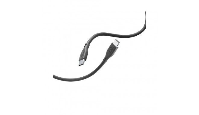 Cellularline Soft Cable - Kabel USB-C do USB-C 1.2 m (czarny)