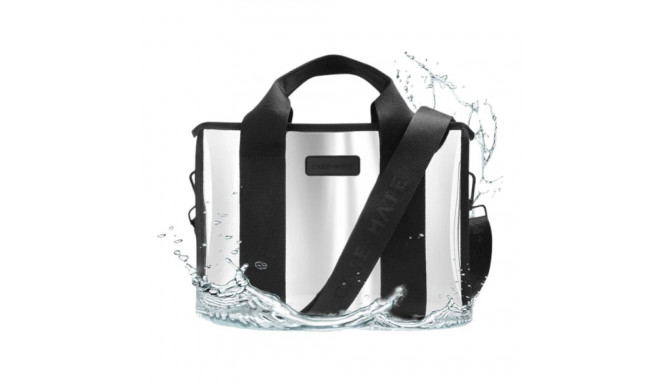 Case-Mate Mini Travel Tote Bag - Wodoodporna torba na ramię (Silver Chrome)