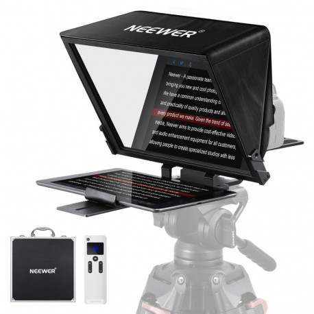 NEEWER X14 Pro – 14" Teleprompter with Remote Control and Case
