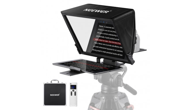 NEEWER X14 Pro – 14" Teleprompter with Remote Control and Case