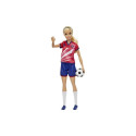 Barbie Soccer Doll, Blonde, 9 Uniform, Soccer Ball, Cleats, Socks, 3 & Up