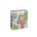 Puzzle odkrywcy - Mapa świata 300 elementów