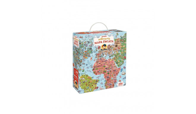 Explorers Puzzle - World Map 300 Pieces