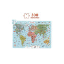 Puzzle odkrywcy - Mapa świata 300 elementów