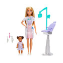 Lalka Barbie Lekarz Dentystka z pacjentem