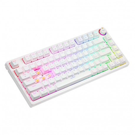Wireless mechanical keyboard PHENIX WHITE Gateron Yellow, ABS