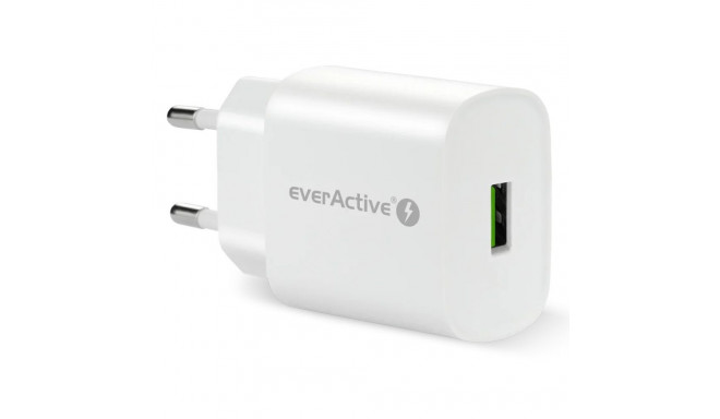 PHONE CHARGER 1X USB 18 W QC 3.0 WHITE