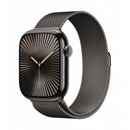 Watch Series 10 GPS + Cellular 46 mm Slate Titanium Case with Slate Milanese Loop - M/L