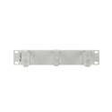 Cable organizer 10 inches with 3 metal holders TYPE B grey