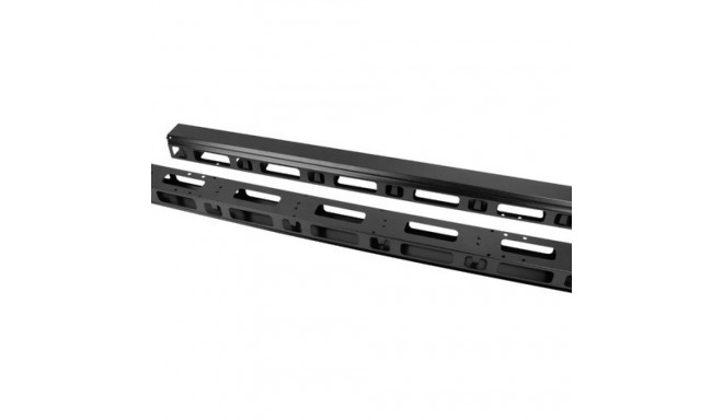 Set of 2 pieces organizer 27U for rack cabinets AK-1207-B