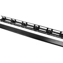 Set of 2 pieces organizer 27U for rack cabinets AK-1207-B