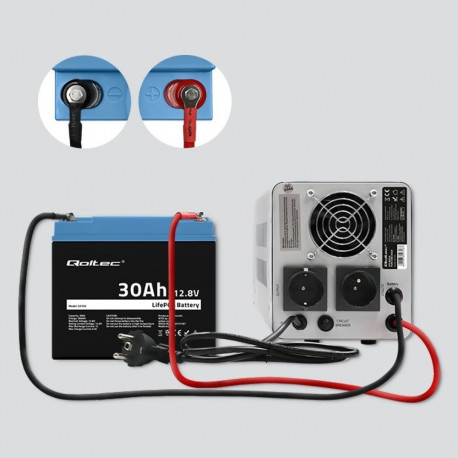 LiFePO4 aku 12.08V, 30Ah, 384Wh, BM