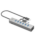 Hub USB-C Charging Metal HUB 7 Port