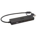 USB-A/USB-C Metal HUB 2x USB 3.0 + 2x USB-C (10 Gbps)