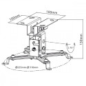 MC-582 Ceiling projector mount 12cm 20kg