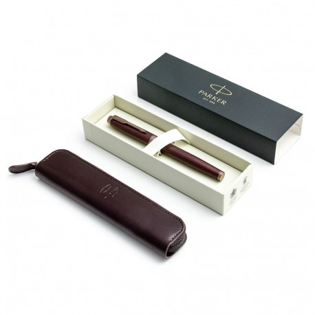 Parker Monochrome Burgundy pastapliiatsi komplekt lukuga ümbrisega