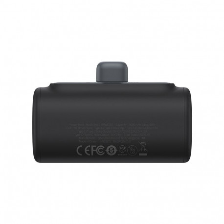 Power Bank - Baseus Compact 5000 mAh 20W Fast Charging USB Type-C Black