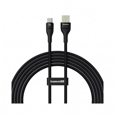 Charging Cable - Baseus Flash 2 USB A to USB C 100 W 2 m Black