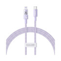 Charging Cable - Baseus Gem USB-C to iP 20W 1m Purple
