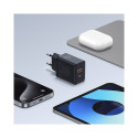 Charger - Baseus Cube 30W USB-C / USB-A Mains Charger Black