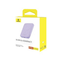 Power Bank - Baseus Magnetic Mini Air 6000 mAh 20W USB Type-A Type-C Purple Power Bank - Baseus Magnetic Mini Air 6000 mAh 20W USB Type-A Type-C Purple